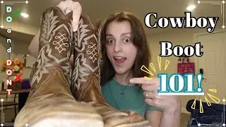 Cowboy Boot styling 101!🤠  How to wear them!