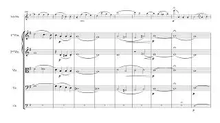 Mendelssohn, Felix - Violin Concerto in E minor mov. 1 accompaniment arr. Glynn Davies for Strings