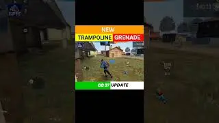 New Trampoline Grenade Free Fire | Ob37 Update | New Grenade Trampoline #shorts #trampolinegrenade
