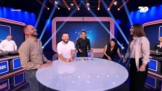 Plasin të qeshurat në studio, Miss-i fiton sfidën - Piramida