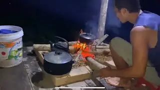 Build the chicken coop and complete the cooking area to complete the new residence