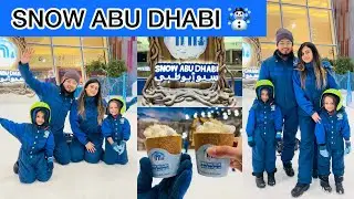 Snow Abu Dhabi ☃️ | Freezing in UAE Heat 🤩🥳