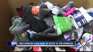 Thousands of socks, underwear donated to Boise Rescue Mission