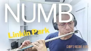 NUMB by Linkin Park live instrumental rock Flute cover