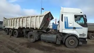 Рено Премиум 420dci с самосвальным полуприцепом
