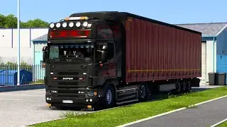 Euro Truck Simulator 2 1.45 | Scania 4 Series V8 Open Pipe Sound | ETS2 Mods