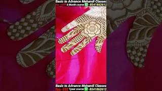back hand flower pattern mehndi design 2025 // full hand simple mehndi design #mehndi, #shorts