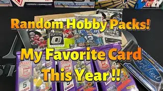 My Top Card of 2023! Random Football Hobby Packs !
