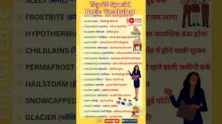 ❄️ Winter Vocabulary 2025 | 20 Advanced English Words for Winter | Speak Smart Like a Pro ✨