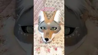 SOLD coyote mask~! #animalmask #therianthropy #therian #furry #catmask #theriangear #coyote