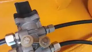 Lift Axle pipe line installation #installation #trailer #axles