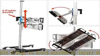 DATOU 2000W Baking Infrared Paint Curing Lamp Car Bodywork Repair Paint Dryer Short Wave Infrared P