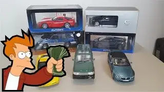 Autoart, Kyosho, Revell куча крутых моделей в одном видео!