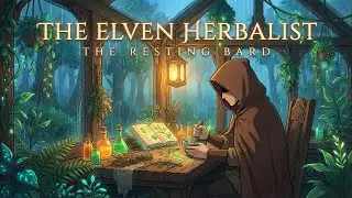 The Elven Herbalist 🌿 Rain in the Greenhouse & Medieval Fantasy Music for Study