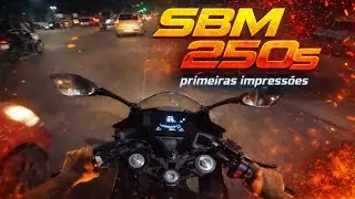 Moto nova do CANAL (SBM 250s)| Primeiras impress&otilde;es 