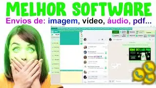 Software Disparador Para WhatsApp Disparos em Massa Envios de imagens, v&iacute;deos, &aacute;udios, pdfs e muito.