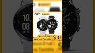 Смарт-часы Realme techlife Dizo R Talk с поддержкой вызовов по Bluetooth. Ссылка в описании.