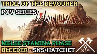 How to play MELEE STAMINA PHASE in the Sandworm Raid [BLEEDER POV] New World Aeternum 2025