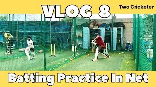 😍 TWO CRICKETER Net Practice | 🏏 Batting Practice In Net | 🔥 Net Practice With Bowling Machine