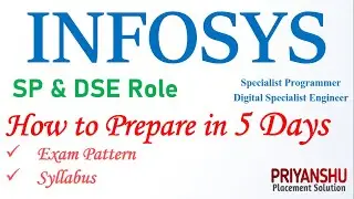 Infosys SP and DSE preparation | Infosys SP and DSE exam pattern | How to prepare for Infosys SP