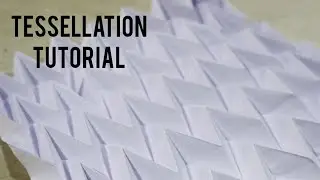 Origami Tessellation Tutorial || 3d Origami Pattern Easy ||