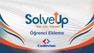 SolveUp - Öğrenci Ekleme