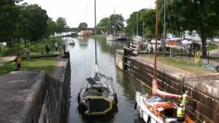 locks in the gota kanal in sjötorp sweden (video by ben&hanny)