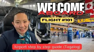 Airport step by step process | Tagalog Travel Guide| Mga dapat gawin sa Airport
