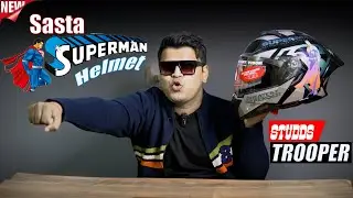 Sasta SuperMan Helmet😍 New Studds Trooper DC Edition| Best Budgett Flip Up Helmet in Budget 2000