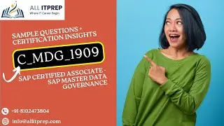 C_MDG_1909 Sample Q&A Explained | SAP Certified Associate &ndash; Master Data Governance