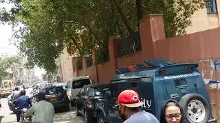 Karachi City Street Views / Pakistan Stock Exchange / Street Tour Vlogs Port ( 1 )