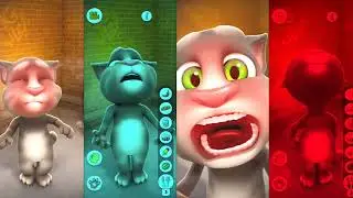 Talking Tom Cat Color Effect Video | Talking Tom Funny Gameplay Video | Talking Tom Gameplay