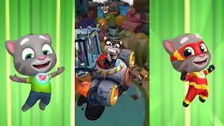 Talking Tom Hero Dash Running game day 1