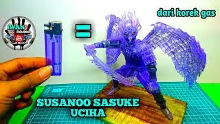KEREN bahas tuntas teknik pembuatan miniatur susanoo dari korek gas