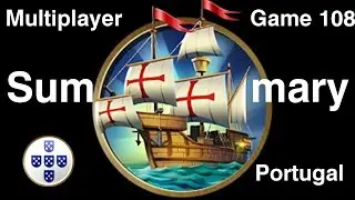 Civilization 5 Multiplayer 108: Portugal [Summary] ( BNW 9 Player Free For All) Gameplay/Commentary