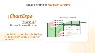 How to sort incoming and outgoing node links of Sankey Diagram in Microsoft Power BI?
