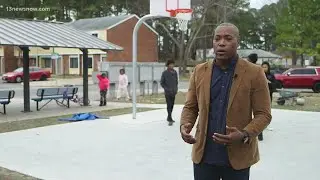 Virginia Beach Neighborhood Welcomes New Basketball Court