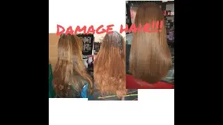 HOW TO FIX DAMAGE HAIR FROM REBOND??