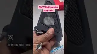 Модернизация твитера для BMW M4 2015 года. Это модернизация твитера из пакета Audison Sound для BMW.