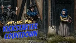 Print and Paint  |  Kickstarter Countdown #1-12
