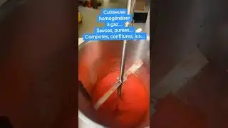 Machine de production agro-alimentaire. Cuisseuse homog&eacute;n&eacute;iser...sauces dur&eacute;e compote confiture jus