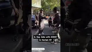 G Dep links with P DIDDY In Harlem 👀