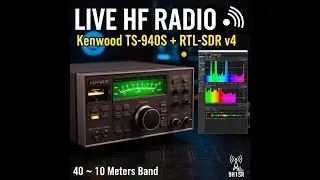 LIVE HF Radio 📡 January 11th, 2026| Kenwood TS-940S + RTL-SDR v4  PanAdapter | [Bands 40m ~ 10m]