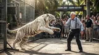An Escaped White Tiger Attacks&hellip; And an 80-Year-Old Man Does the Unthinkable