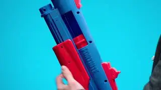 Lanzador Nerf Fortnite Pump SG - Retrocarga, por bombeo - 4 dardos Nerf Mega