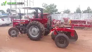 Massive 265 Tractor with Disc Harrow | Satisfied Client Drives Away | Agri Mart Gambia
