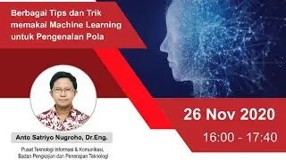 IAIS Webinar: Machine Learning Tips & Tricks for Pattern Recognition