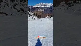 Visit Mountain Rock Stay #auliuttarakhand  #enjoy #snowskiing #uttarakhand #chamoli #viral #reels