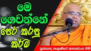 මෙ ගෙවන්නේ පෙර කරපු කර්ම | Kelaniye Sasanawansa Thero | Mindful Wisdom #Bana