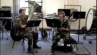 PDQ Bach in the US Army: bassoon & tuba duet